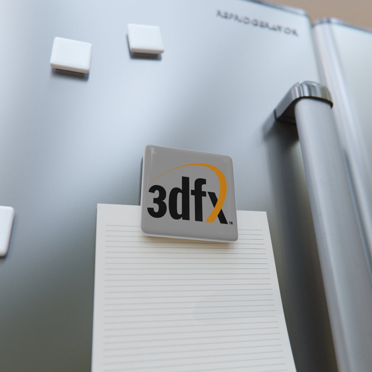 3dfx Interactive Square Porcelain Fridge Magnet