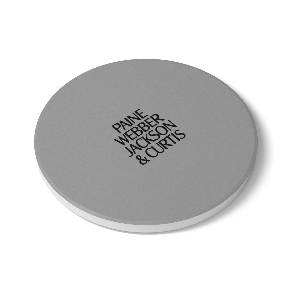 Paine Webber Jackson & Curtis Ceramic Coaster