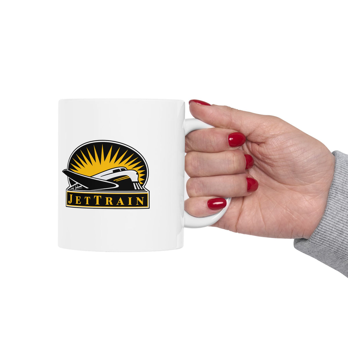 Bombardier JetTrain Ceramic Coffee Mug