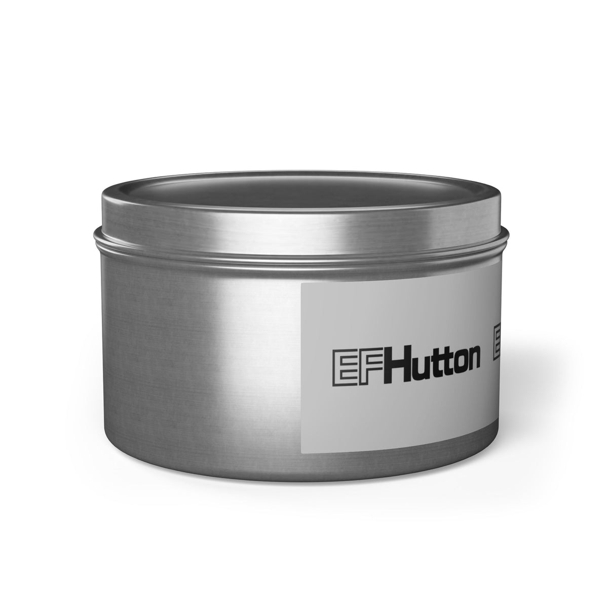 E. F. Hutton Tin Candle
