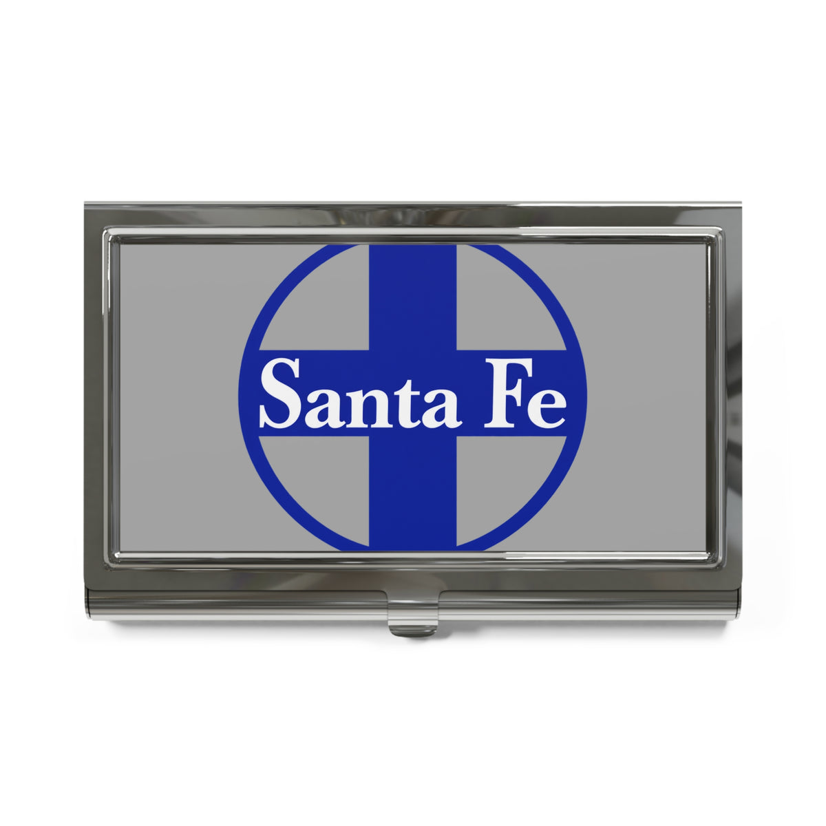 Atchison Topeka and Santa Fe Railway Metal Business Card Holder