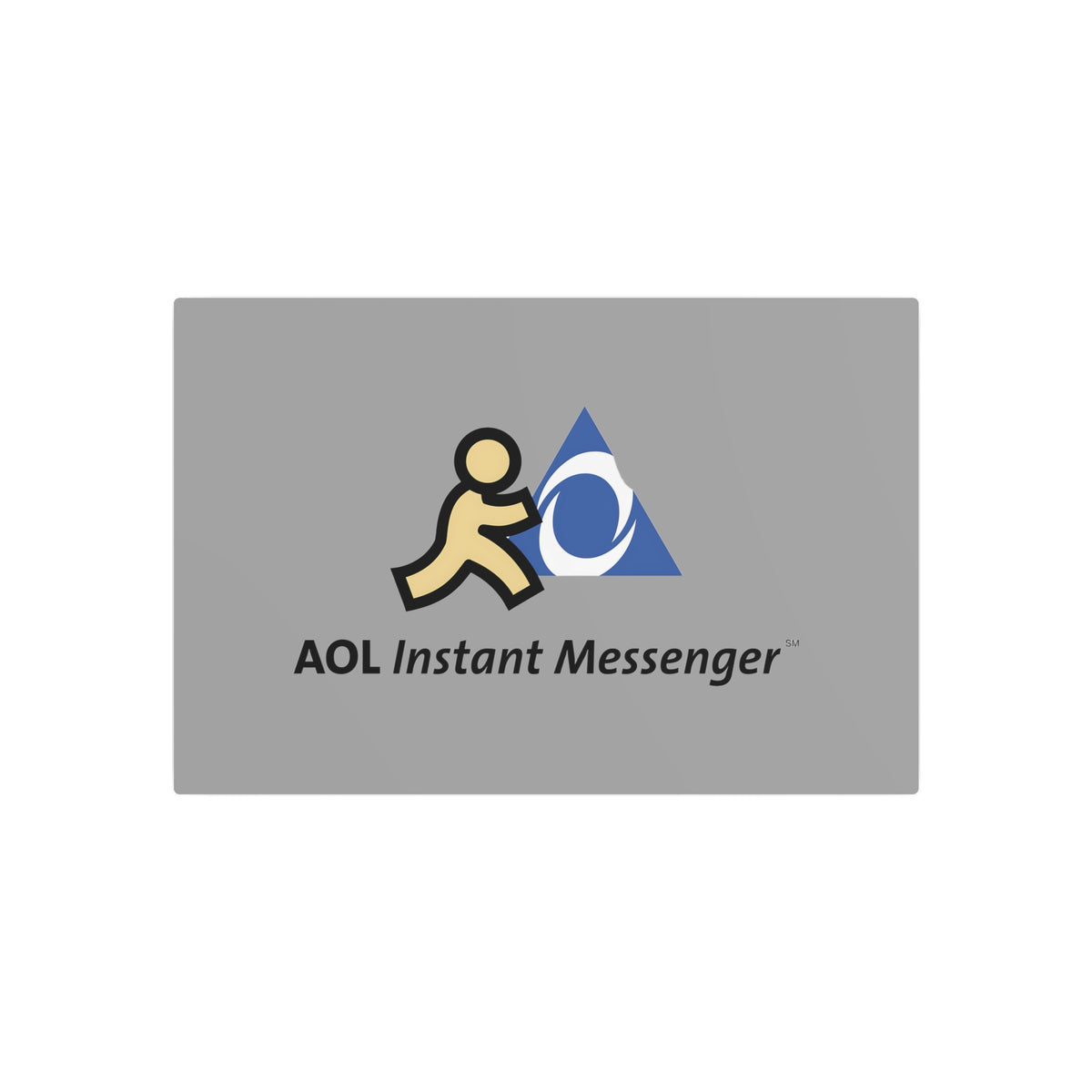 AOL Instant Messenger (AIM) Metal Sign