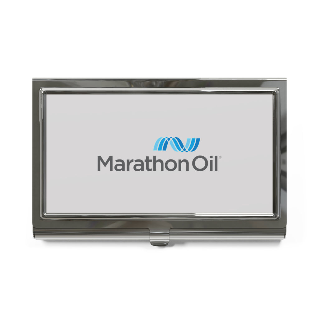 Marathon Oil Metal Business Card Holder