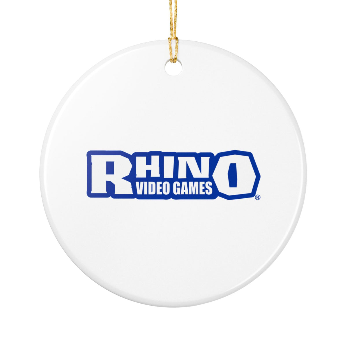 Rhino Video Games Ceramic Ornament