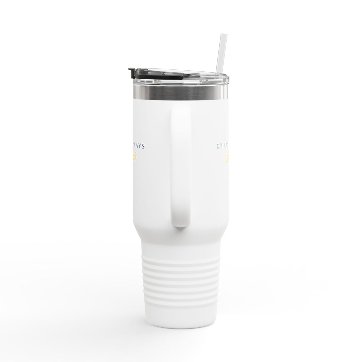 US Airways Shuttle 40oz Insulated Travel Mug Stainless Tumbler