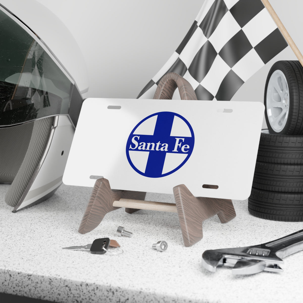 Atchison Topeka and Santa Fe Railway Vanity License Plate