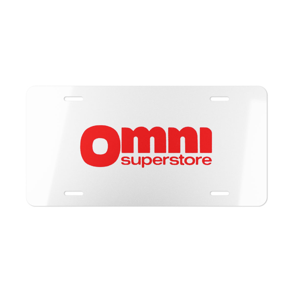Omni Superstore Vanity License Plate