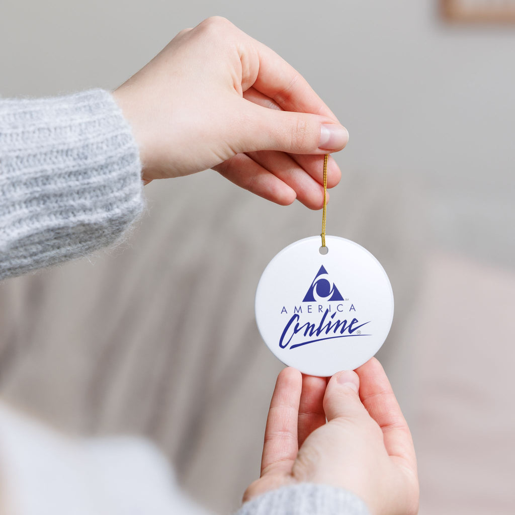 America Online (AOL) Ceramic Ornament