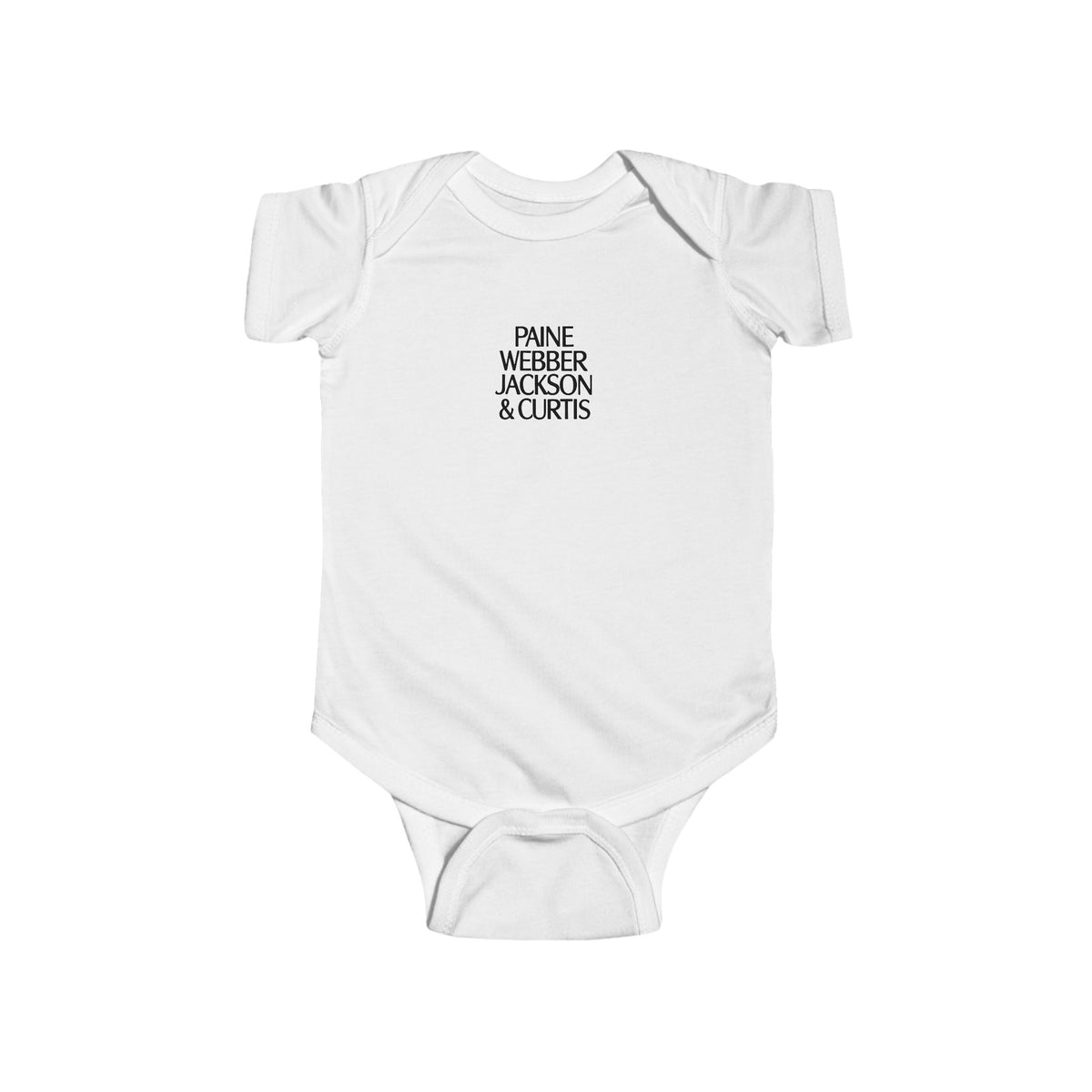 Paine Webber Jackson & Curtis Infant Bodysuit