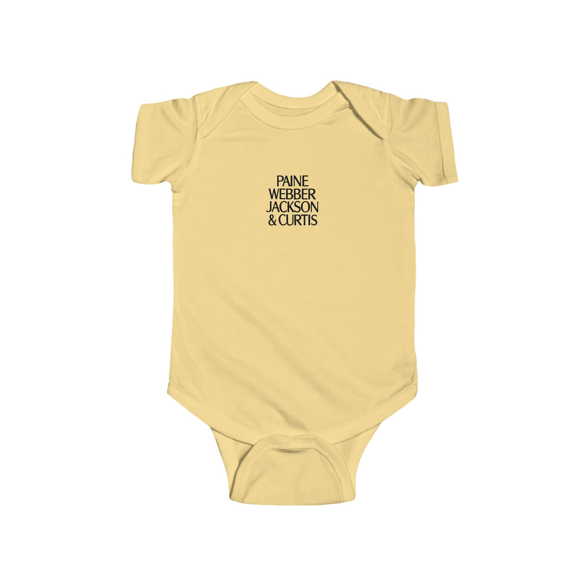 Paine Webber Jackson & Curtis Infant Bodysuit