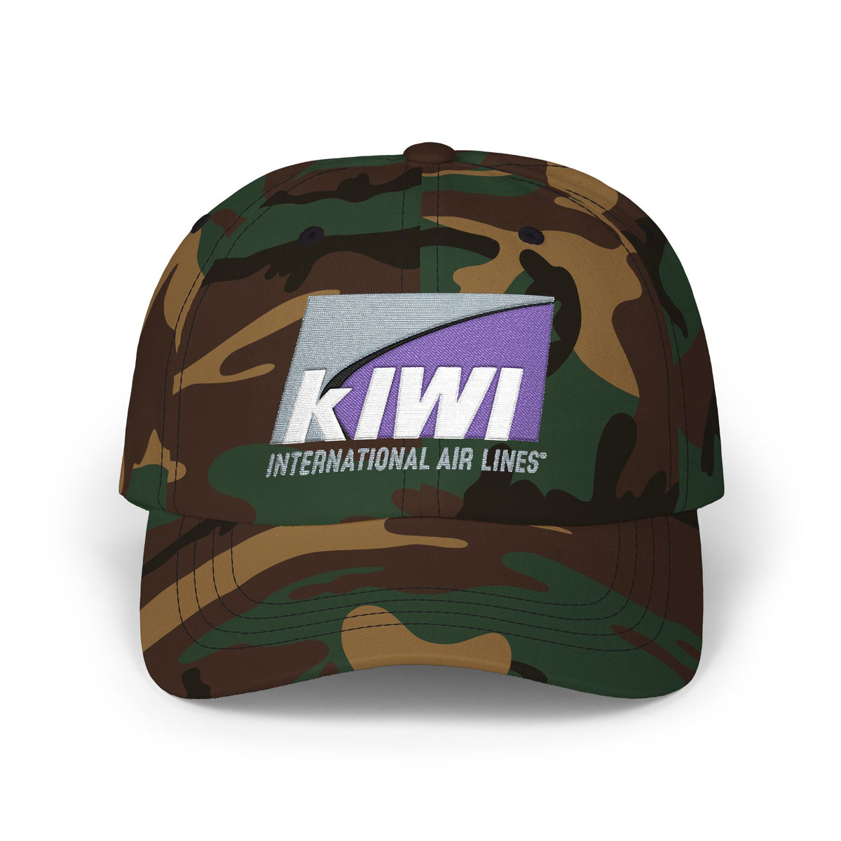 Kiwi International Air Lines Embroidered Dad Cap Hat