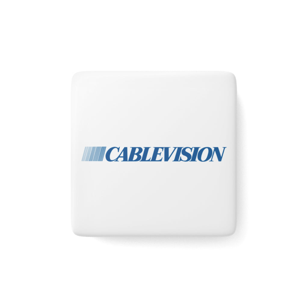 Cablevision Square Porcelain Fridge Magnet