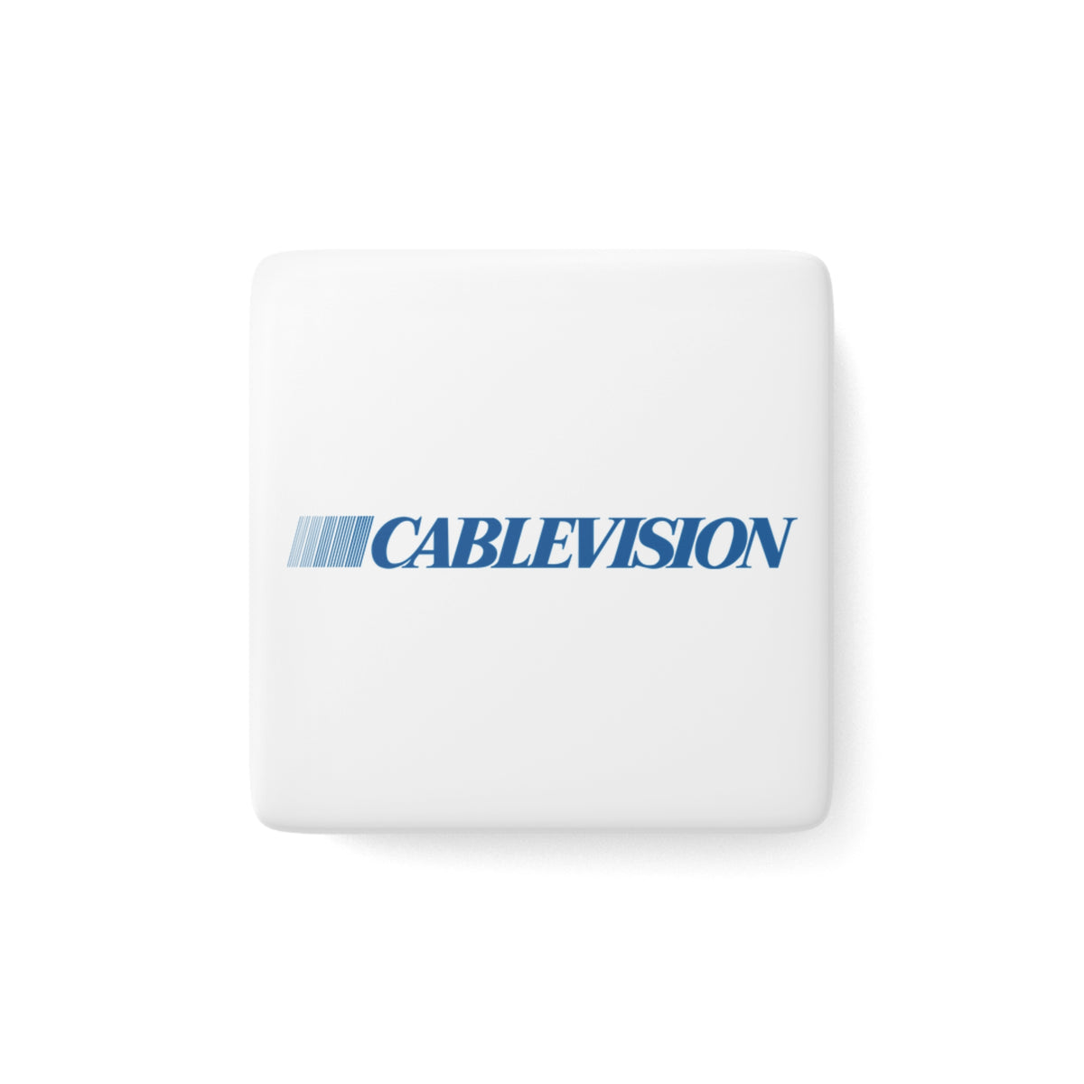 Cablevision Square Porcelain Fridge Magnet