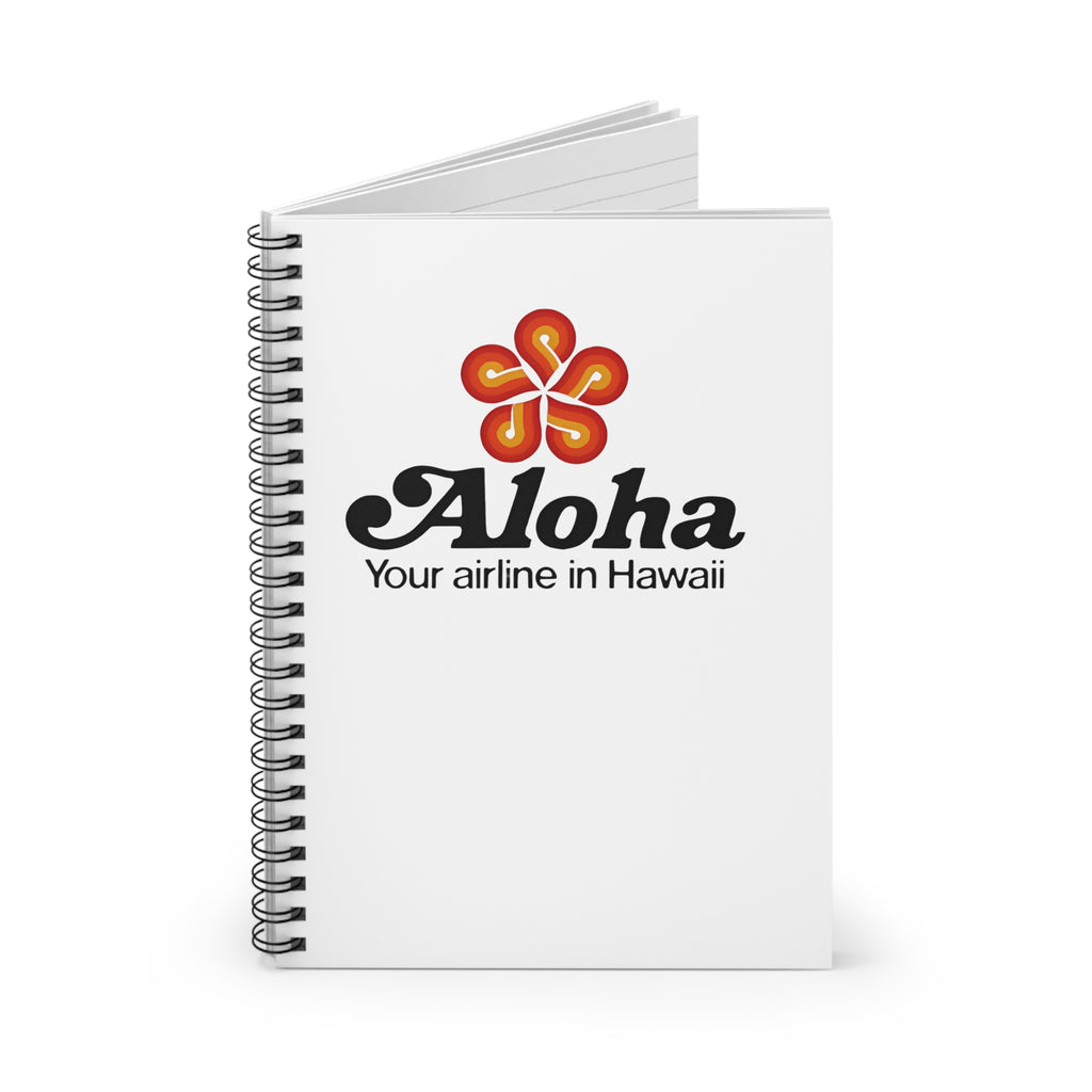 Aloha Airlines Spiral Notebook