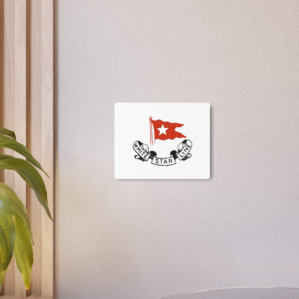 White Star Line Metal Sign