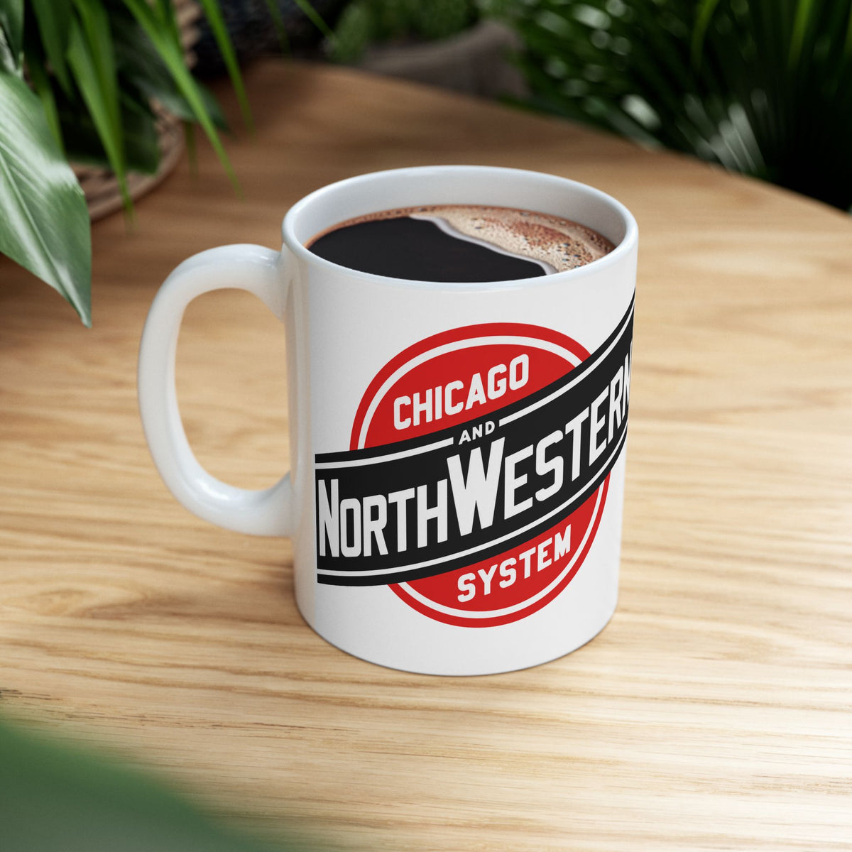 Chicago and North Western Railway Ceramic Coffee Mug