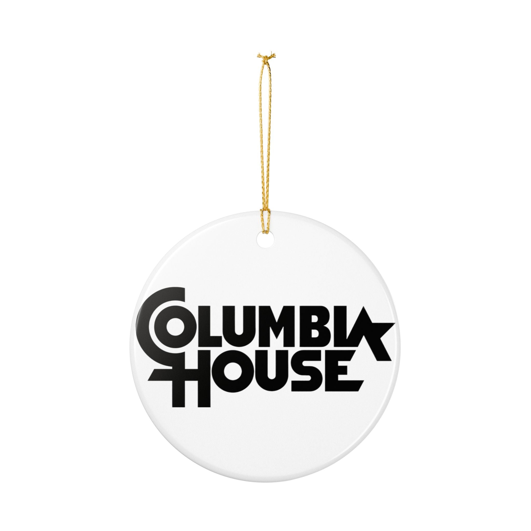 Columbia House Ceramic Ornament