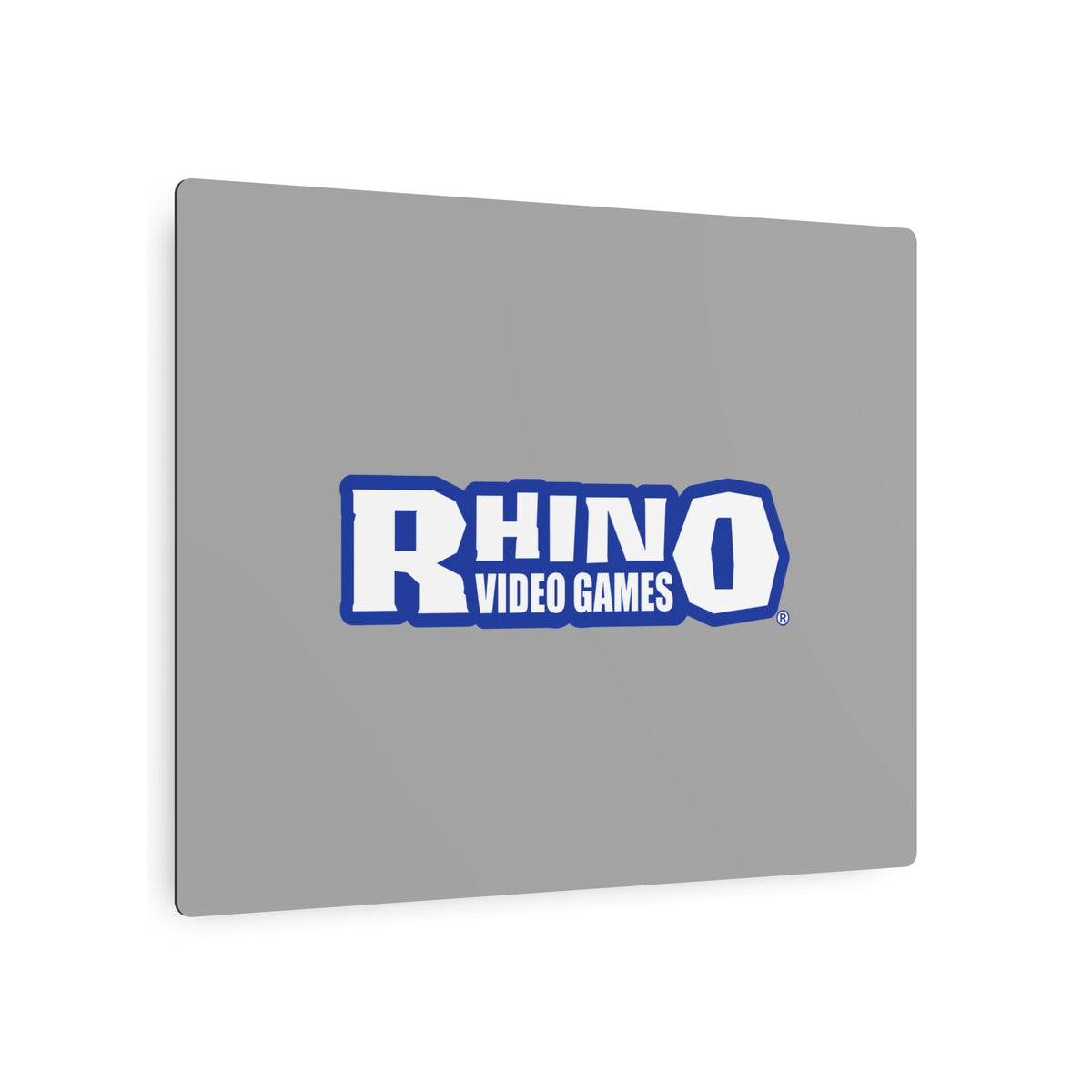 Rhino Video Games Metal Sign