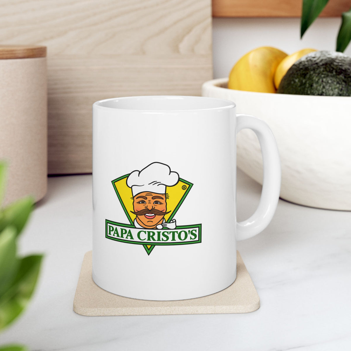 Papa Cristo's Ceramic Coffee Mug