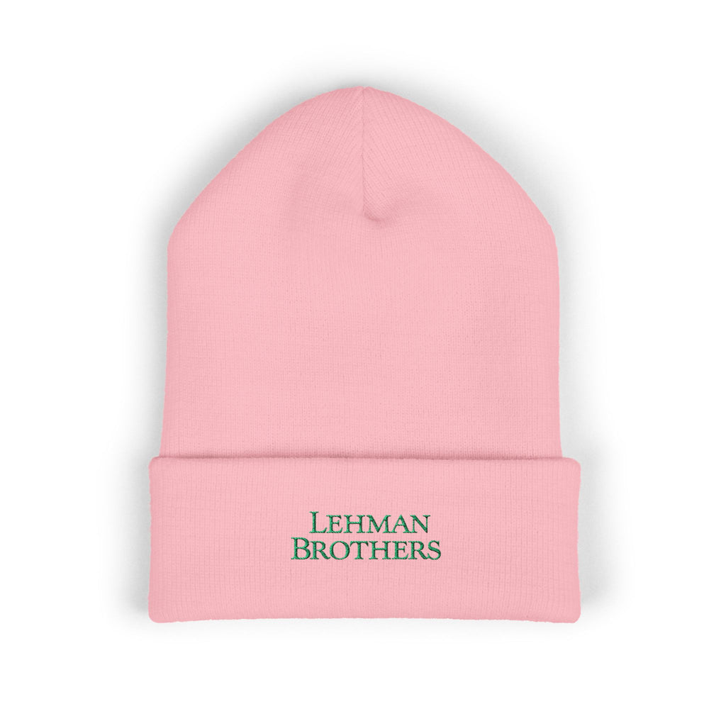 Lehman Brothers Cuffed Beanie
