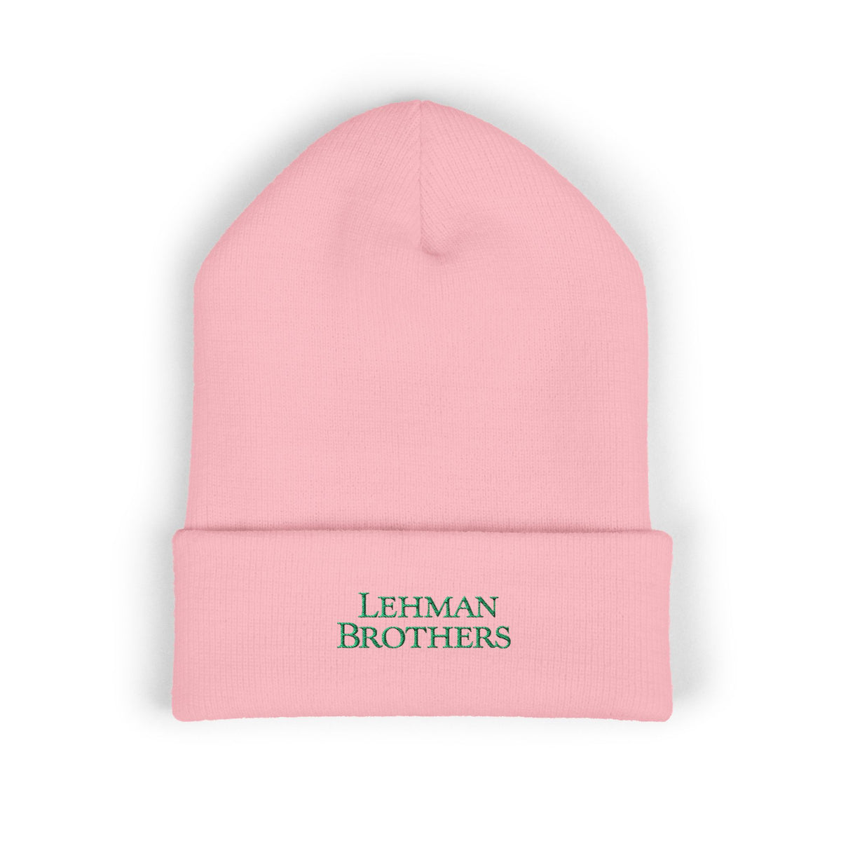 Lehman Brothers Cuffed Beanie