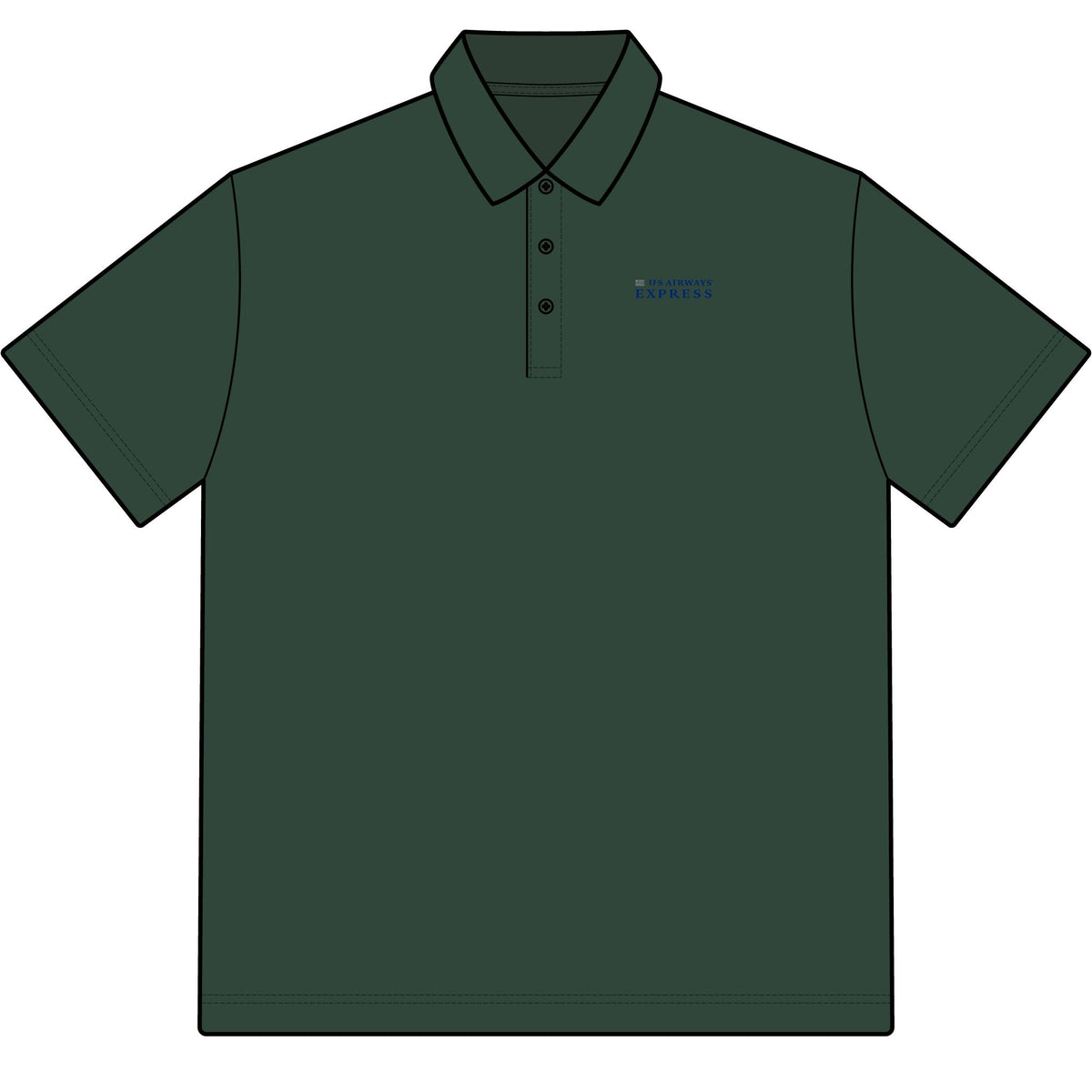 US Airways Express Cotton Polo Shirt