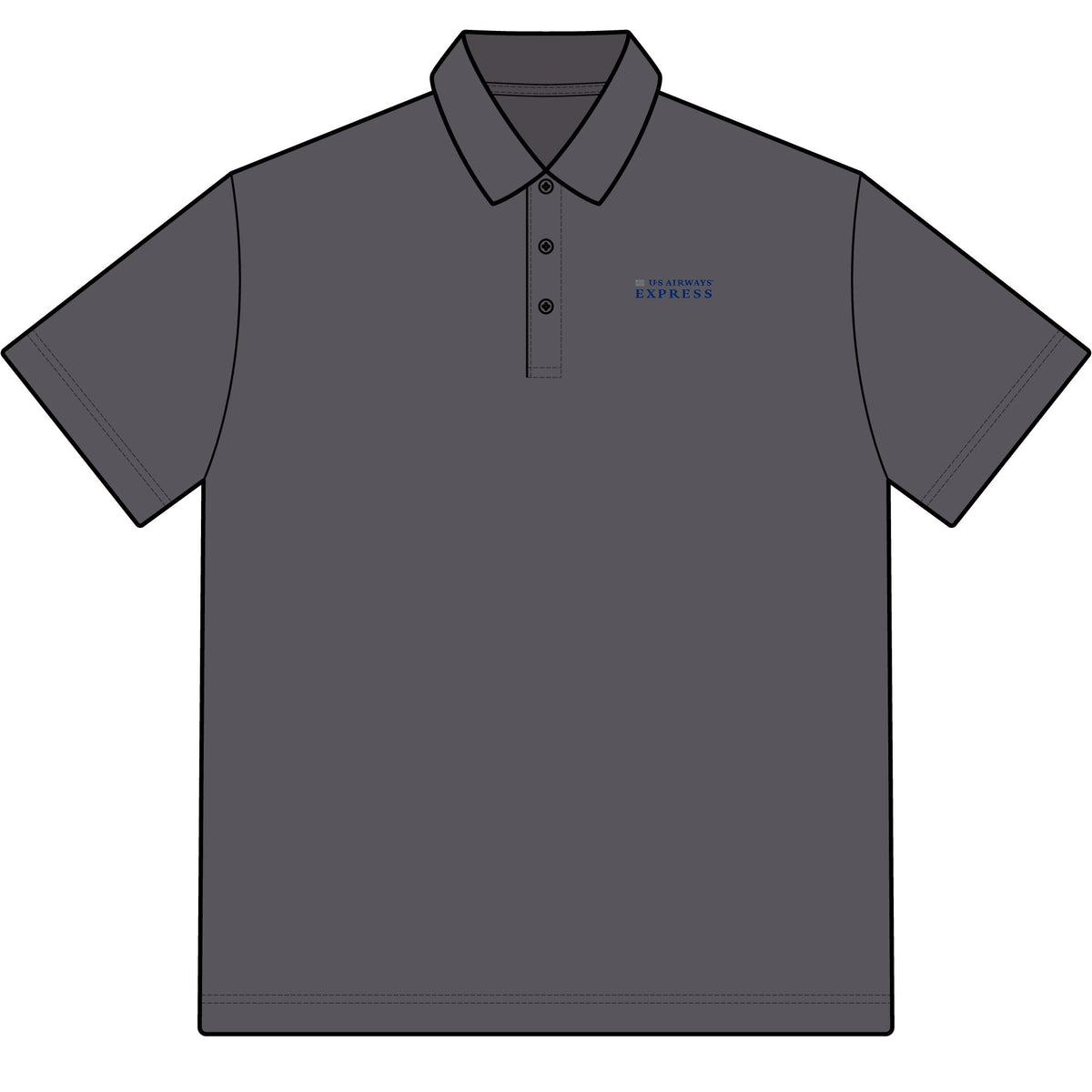 US Airways Express Cotton Polo Shirt