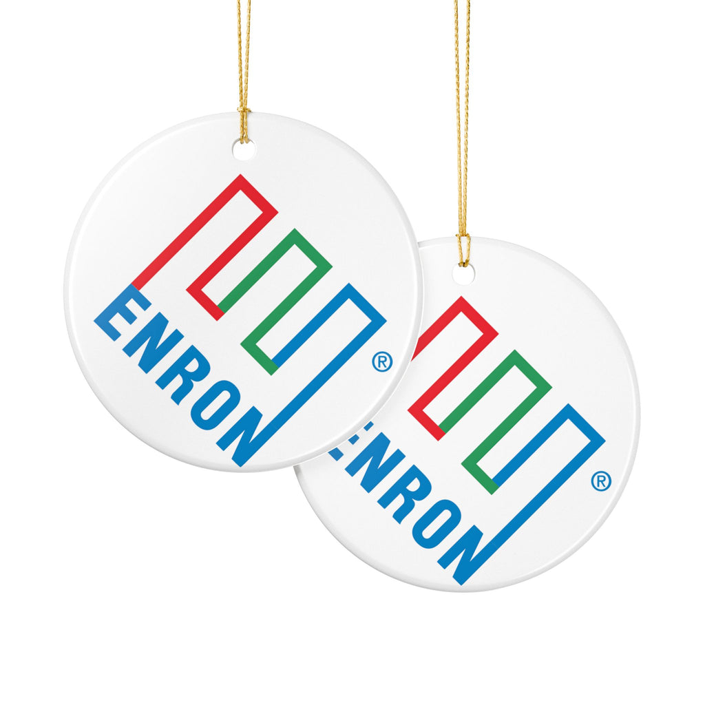Enron Ceramic Ornament