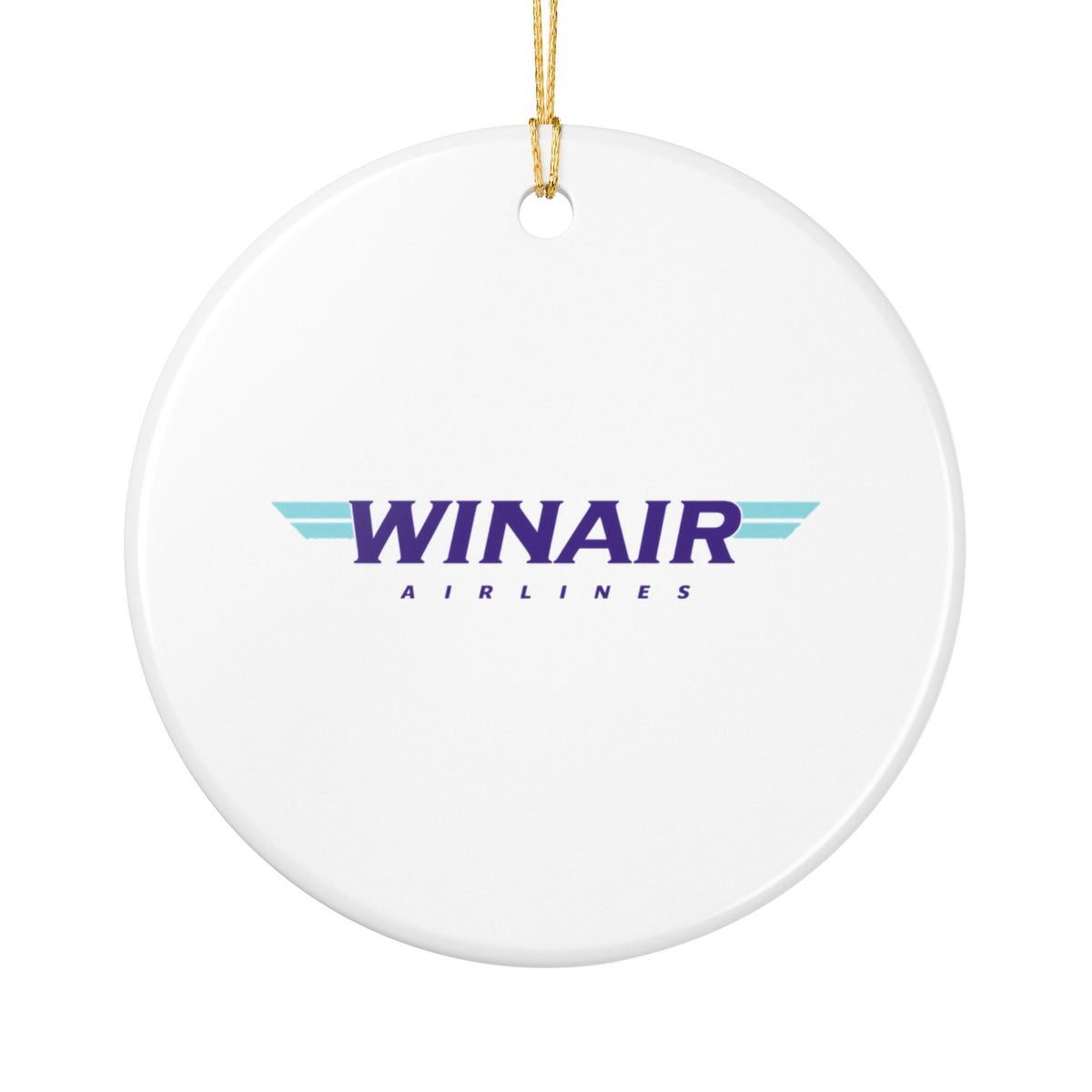 WinAir Airlines Ceramic Ornament