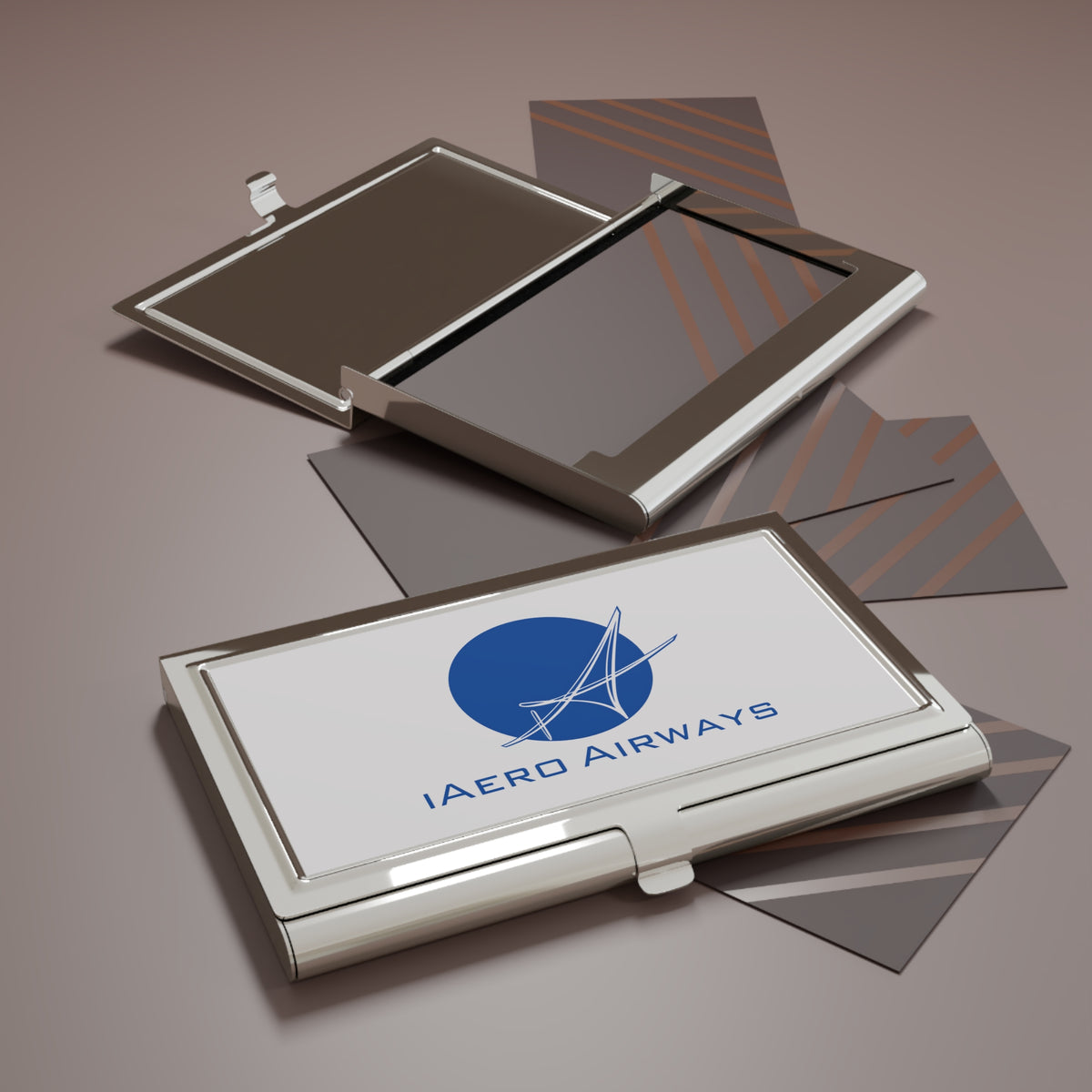 iAero Airways Metal Business Card Holder