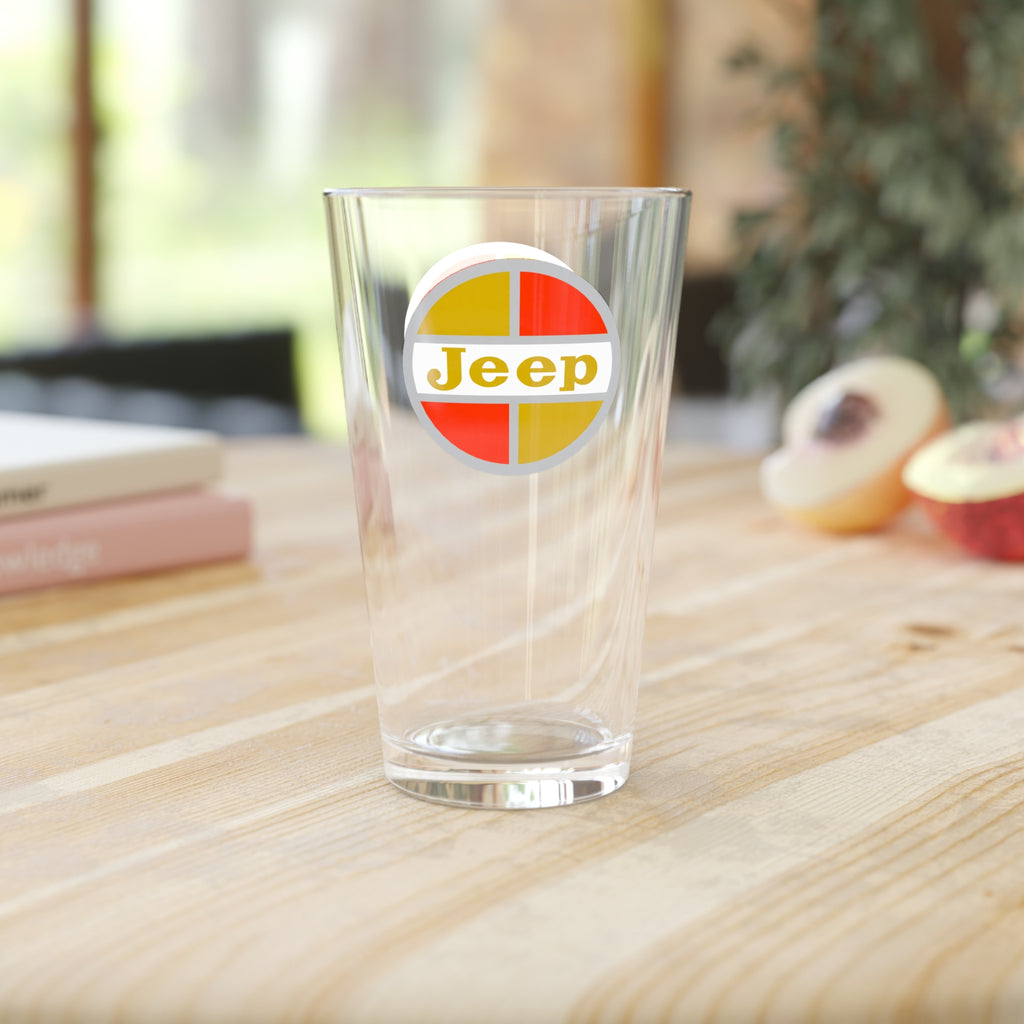 Kaiser Jeep 16oz Pint Glass