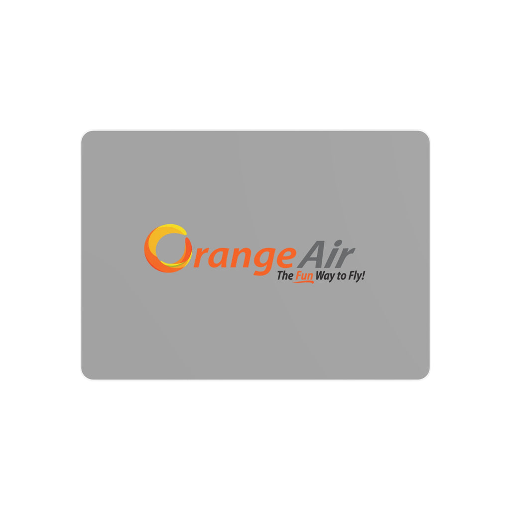 Orange Air Metal Sign