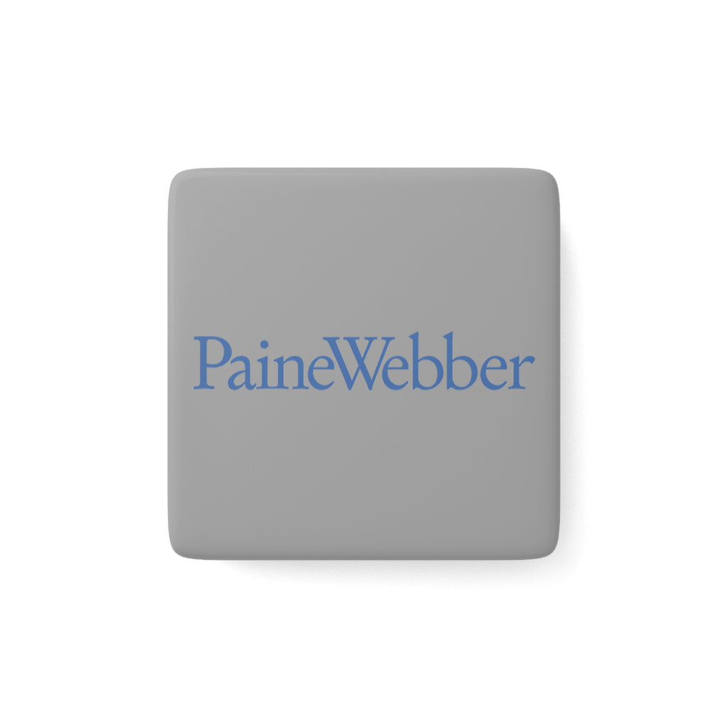 PaineWebber Square Porcelain Fridge Magnet