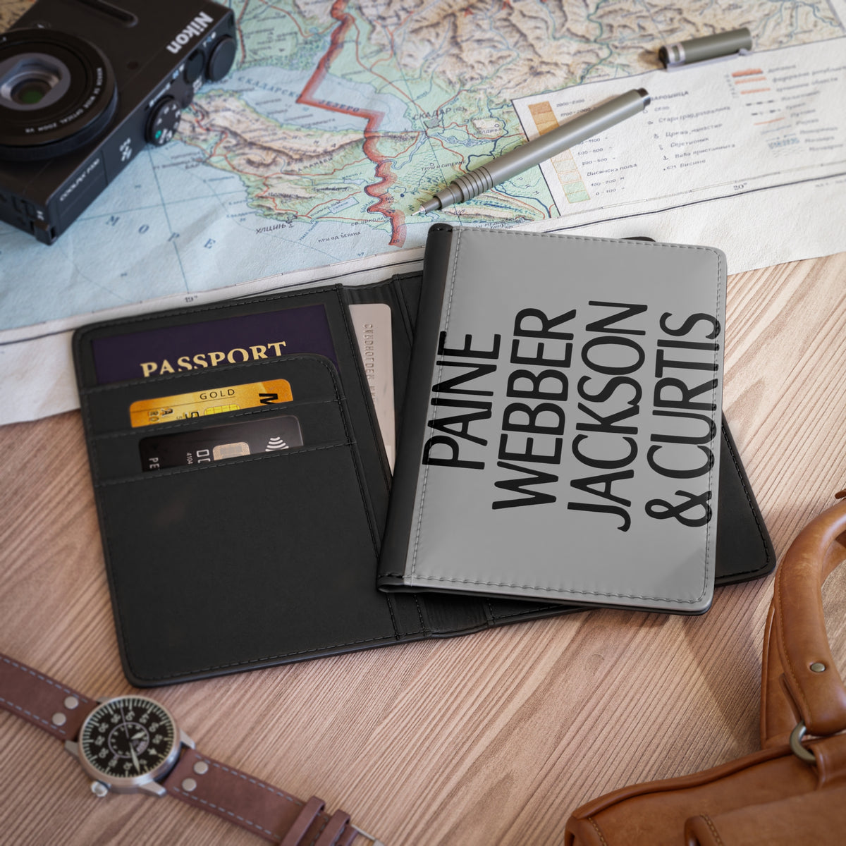 Paine Webber Jackson & Curtis Passport Cover