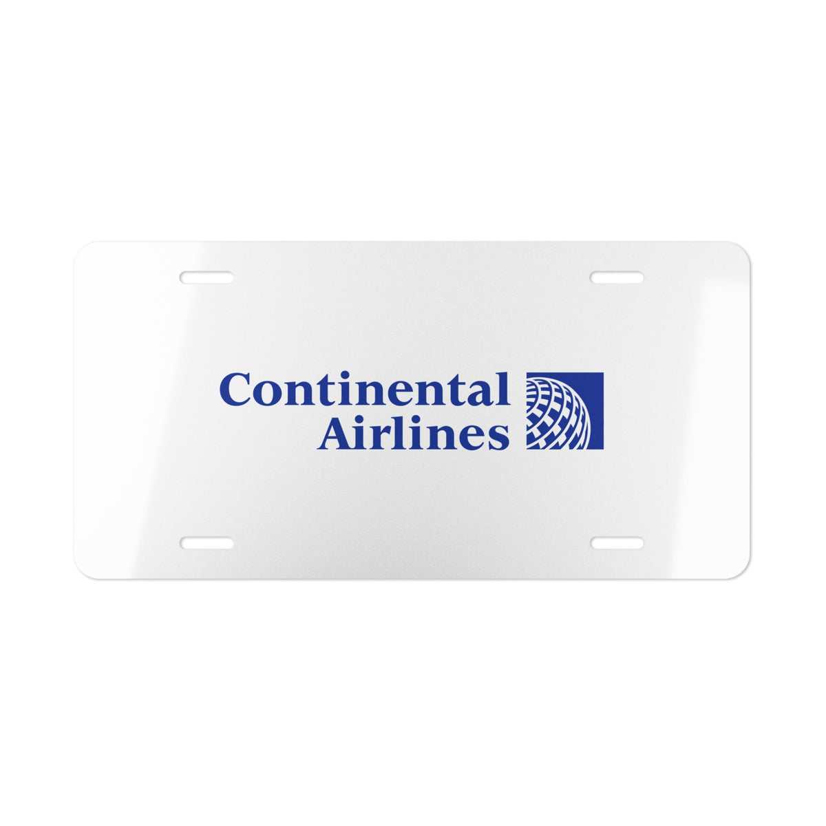 Continental Airlines Vanity License Plate