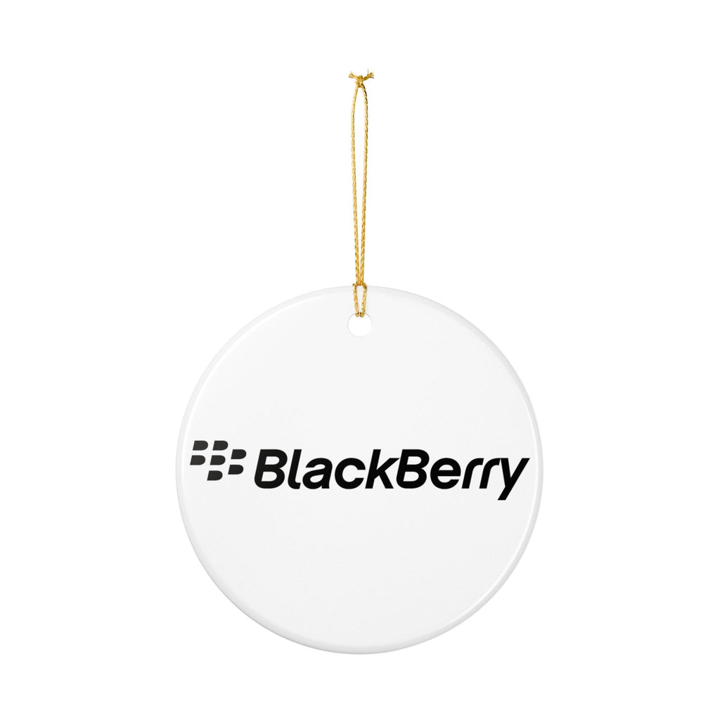 BlackBerry Ceramic Ornament