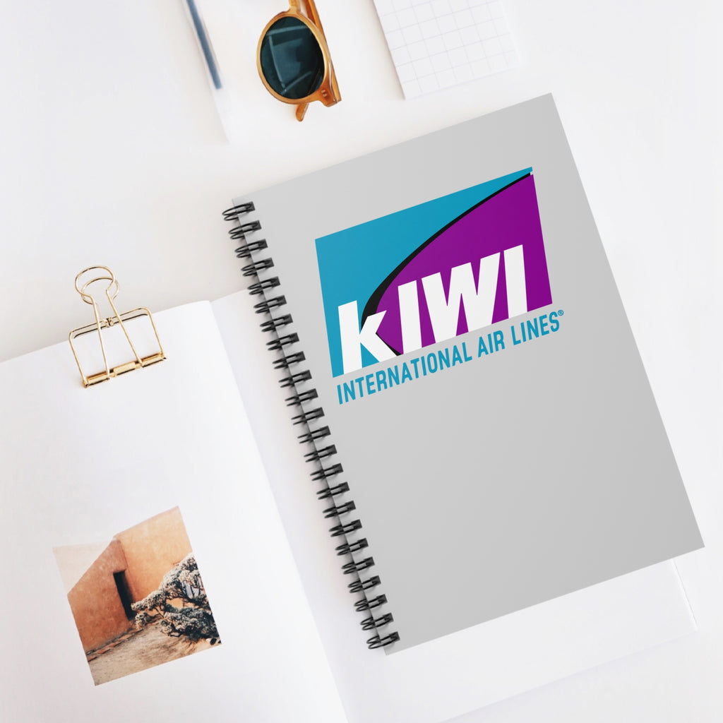 Kiwi International Air Lines Spiral Notebook