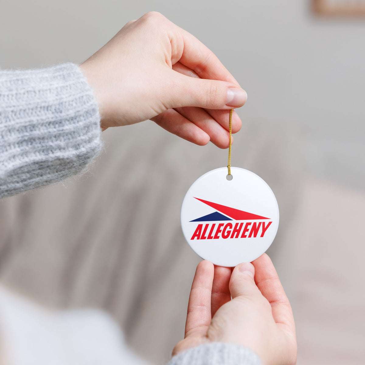 Allegheny Airlines Ceramic Ornament