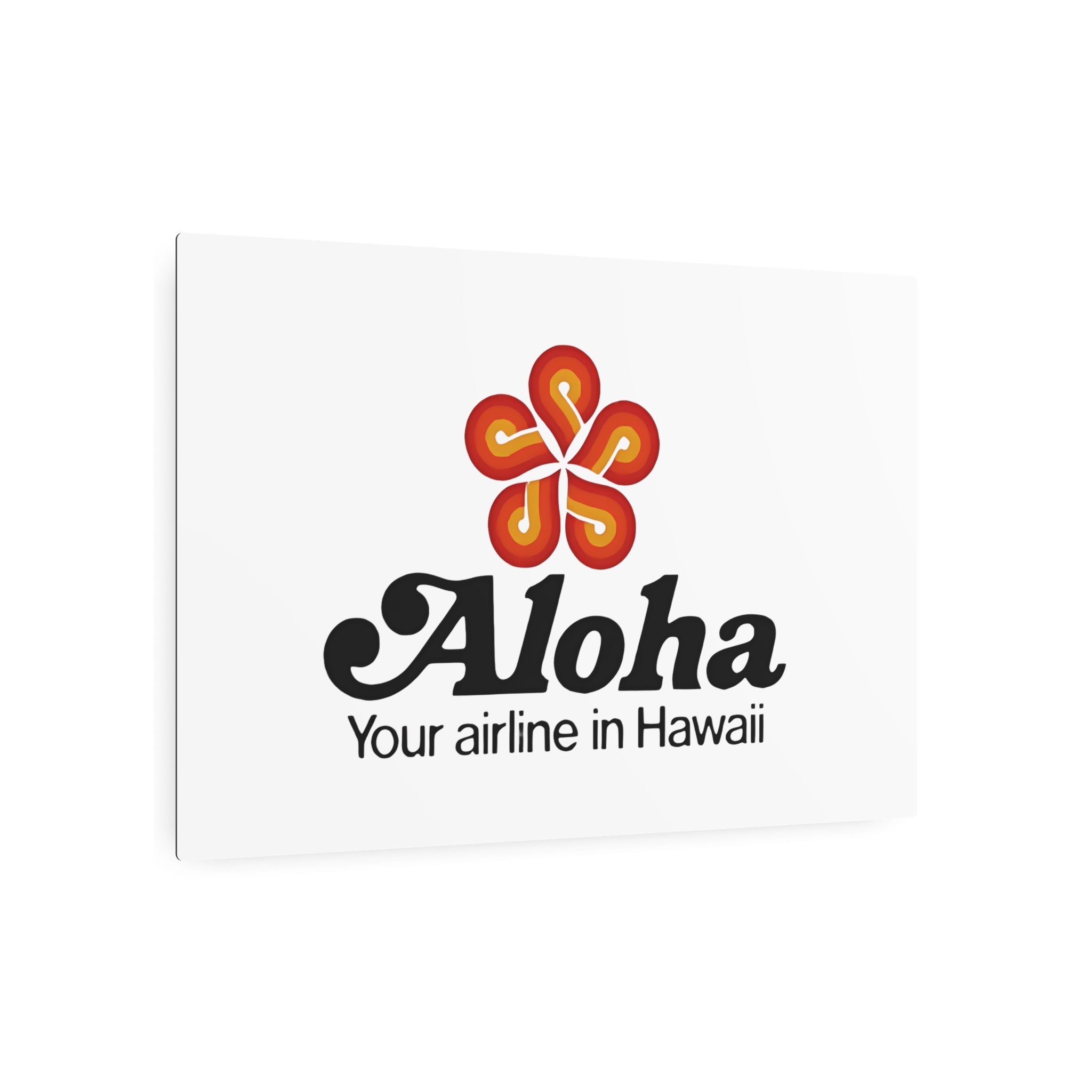 Aloha Airlines Metal Sign