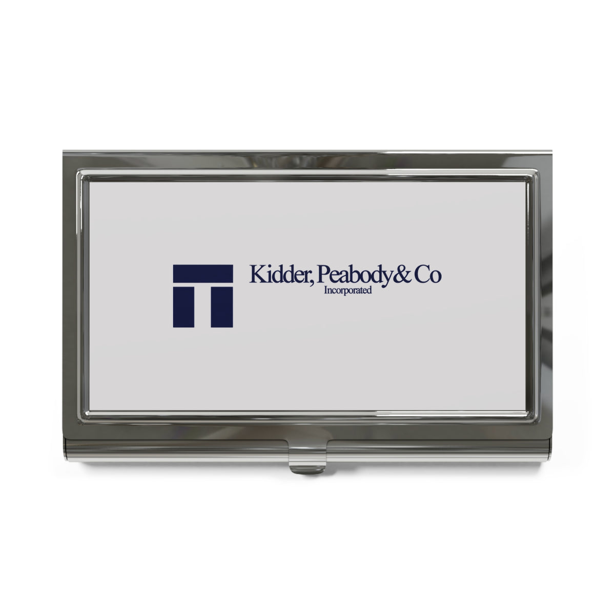 Kidder, Peabody & Co. Metal Business Card Holder
