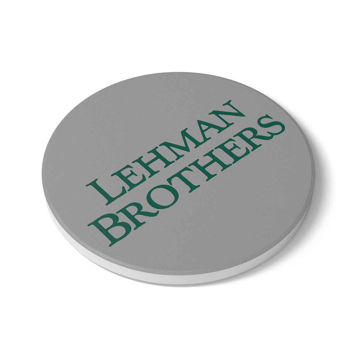 Lehman Brothers Ceramic Coaster