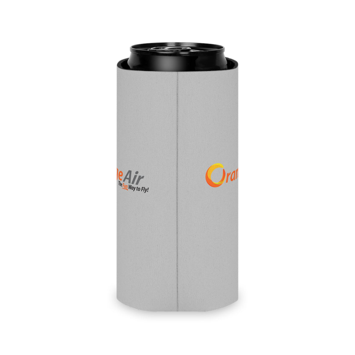 Orange Air Can Cooler