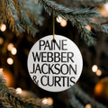 Paine Webber Jackson & Curtis Ceramic Ornament