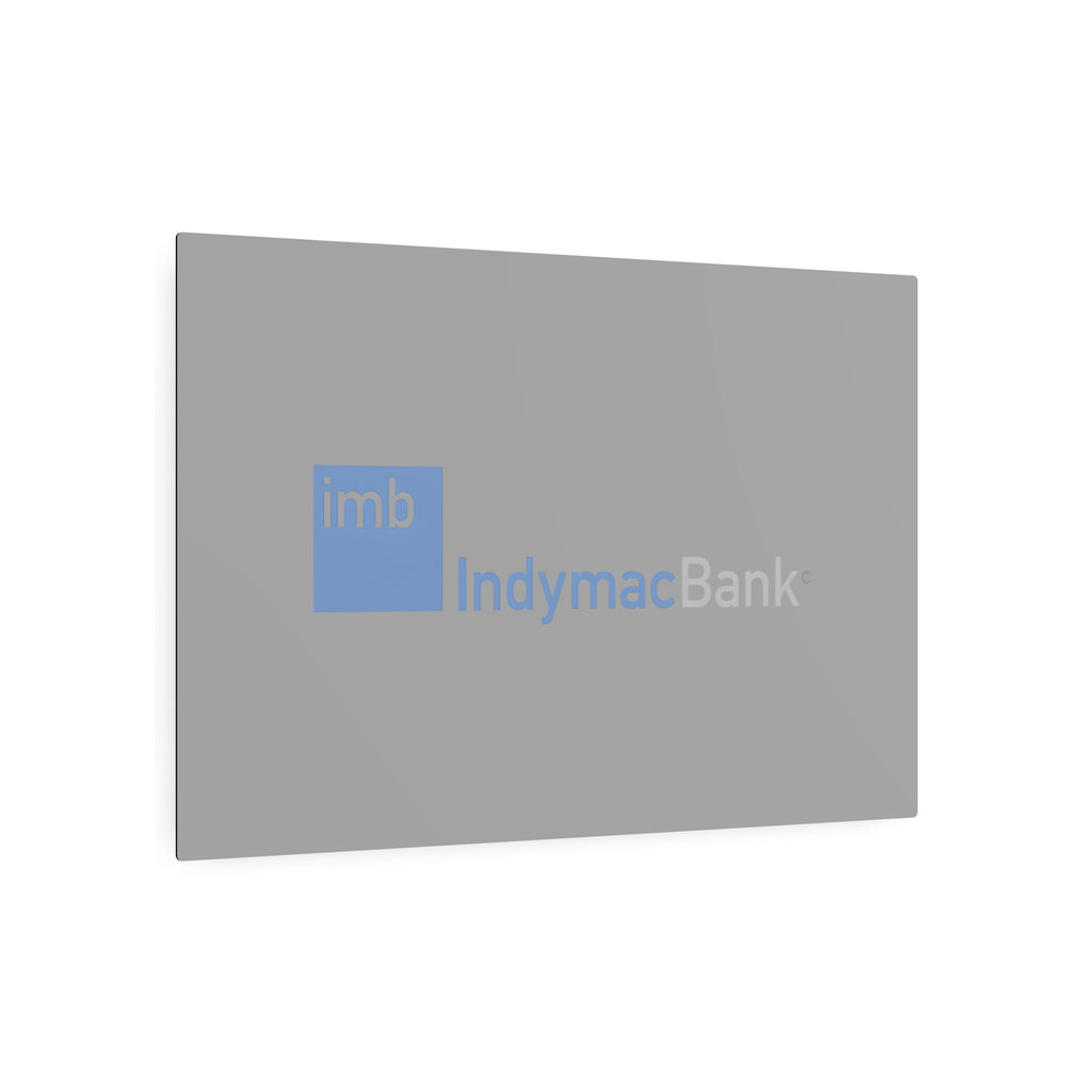 IndyMac Bank Metal Sign