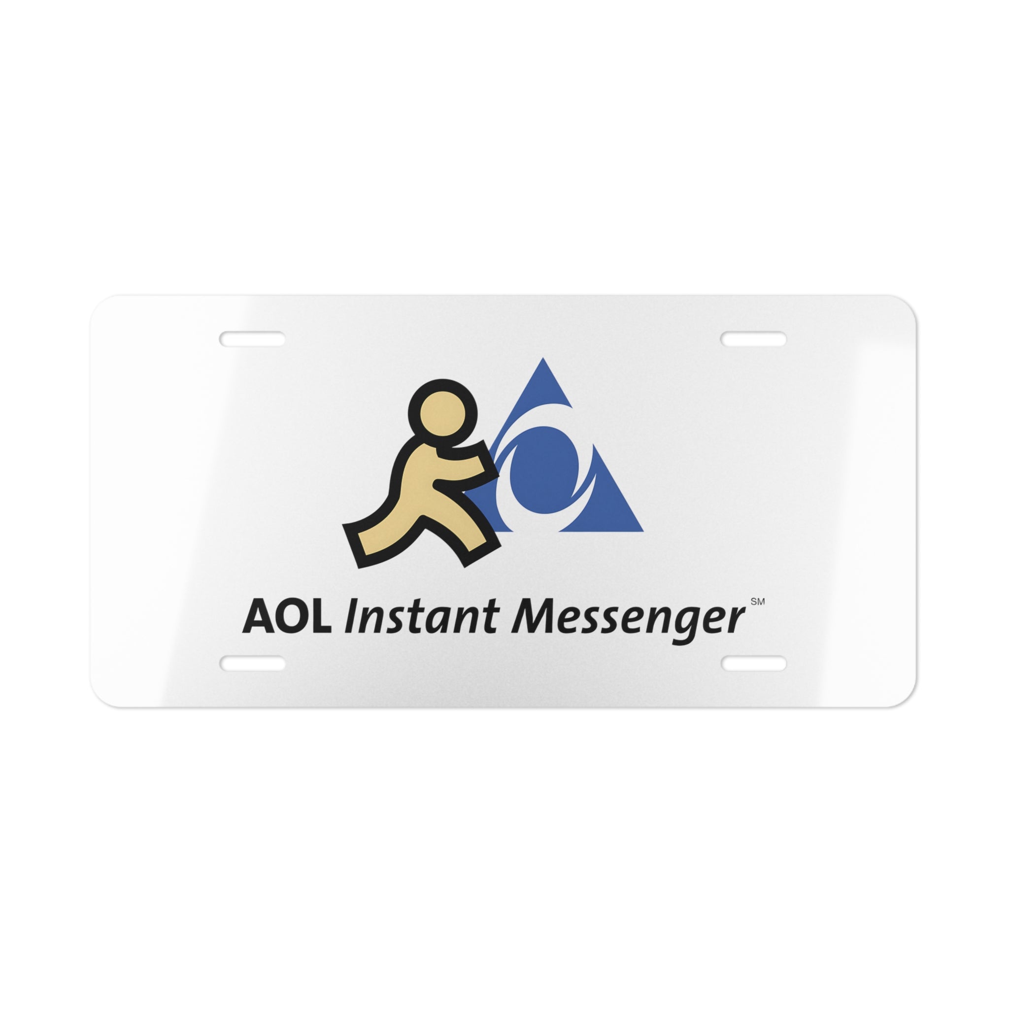 AOL Instant Messenger (AIM) Vanity License Plate
