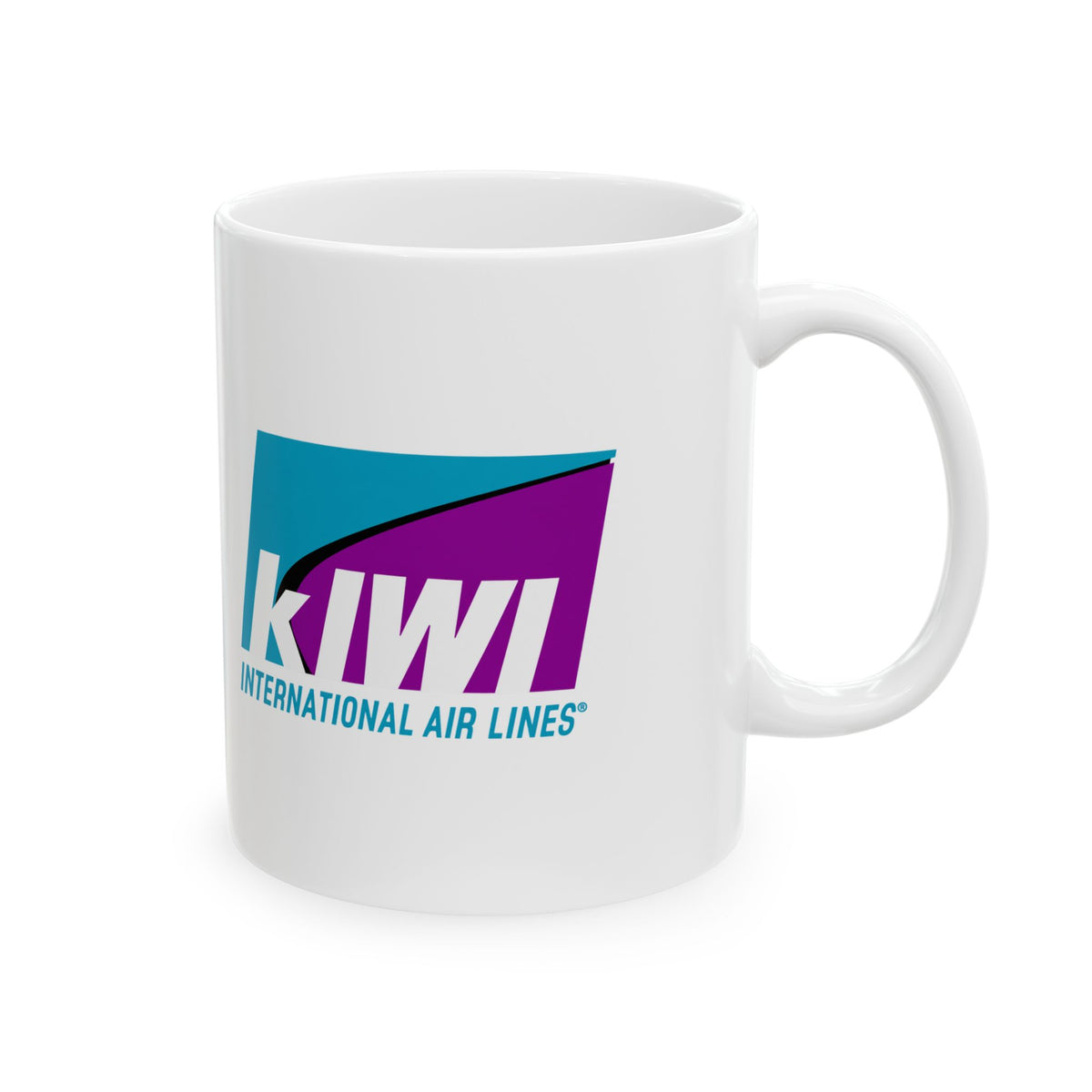 Kiwi International Air Lines Ceramic Coffee Mug