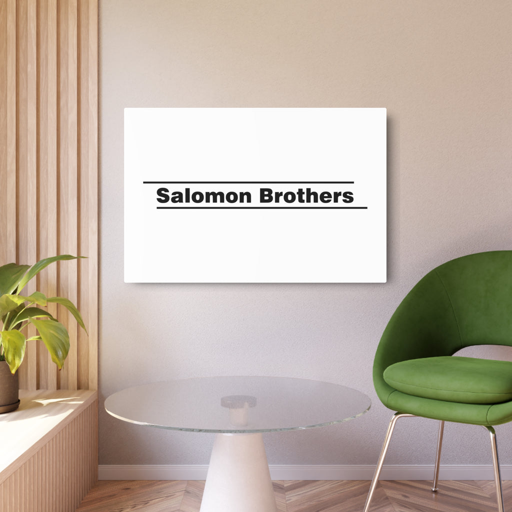 Salomon Brothers Metal Sign