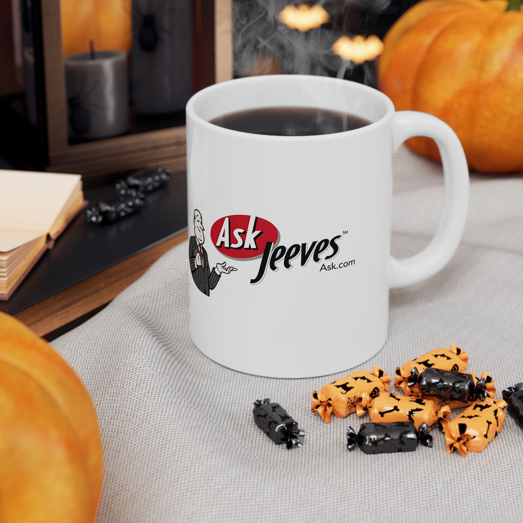 Ask Jeeves Ceramic Coffee Mug