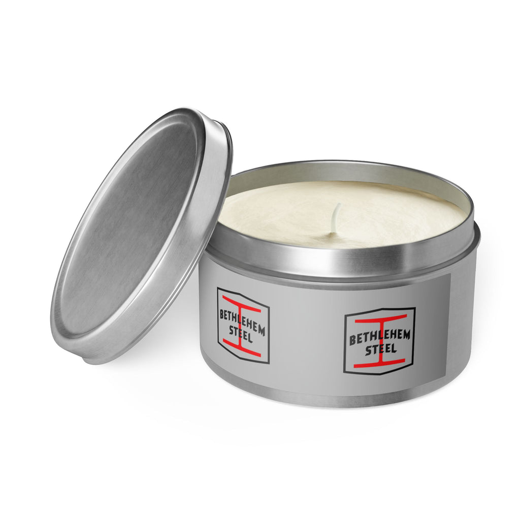 Bethlehem Steel Tin Candle