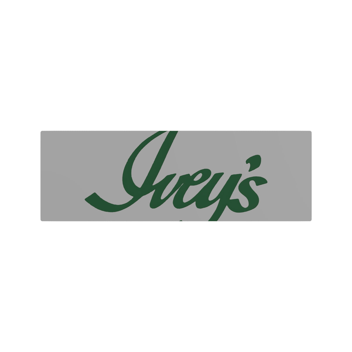 Ivey's Metal Sign